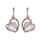 Heart Shape Drop Earrings For Women